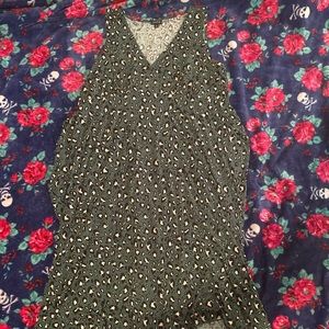 Torrid leopard color high low dress